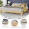 Flash Furniture Natural Pine King Size Solid Wood Platform Bed YKC-1090-K-NAT-GG - alternate 7
